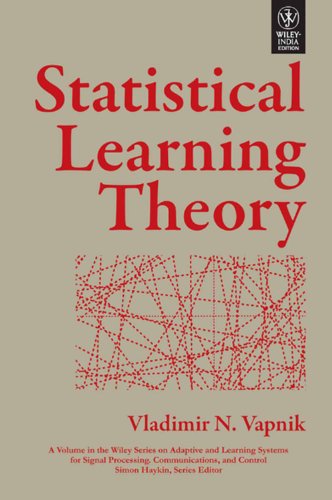 Imagen de archivo de Statistical Learning Theory a la venta por Books in my Basket