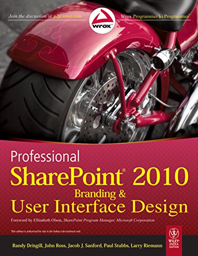 Beispielbild fr Professional SharePoint 2010 Branding and User Interface Design zum Verkauf von Vedams eBooks (P) Ltd