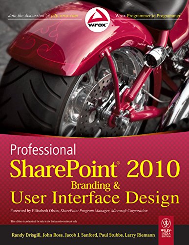 9788126529377: Professional Sharepoint 2010 Branding and User Interface Design