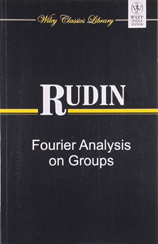 Imagen de archivo de Rudin Fourier Analysis On Groups (Pb 2011) a la venta por Kanic Books