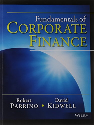 Stock image for Fundamentals of Corporate Finance for sale by PAPER CAVALIER UK