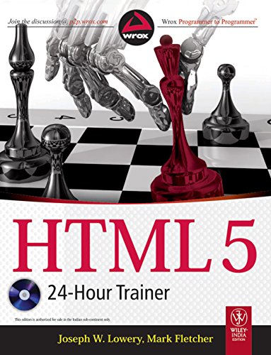 Imagen de archivo de HTML 5 24-Hour Trainer a la venta por Vedams eBooks (P) Ltd