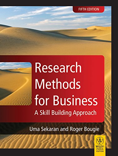 Imagen de archivo de Research Methods For Business : A Skill Building Approach, 5Th Ed a la venta por dsmbooks