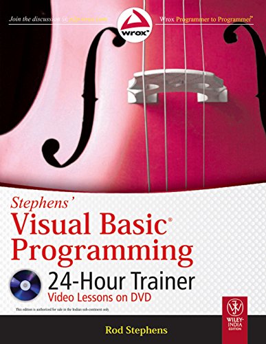 9788126531363: Stephens' Visual Basic Programming 24-Hour Trainer