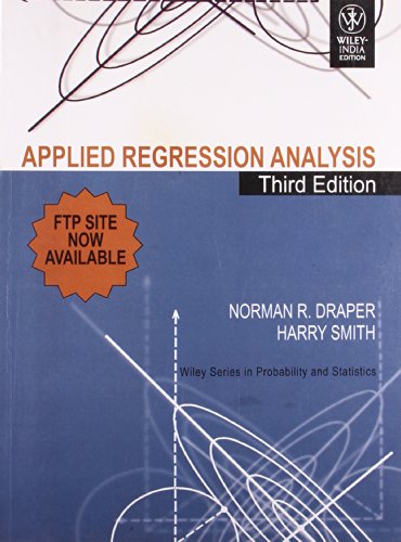 Stock image for Applied Regression Analysis 3Ed for sale by Books in my Basket