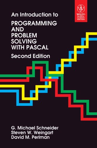 Stock image for An Introduction To Programming And Problem Solving With Pascal 2E (Pb 2011) for sale by Kanic Books