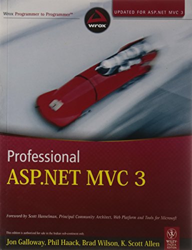 9788126532766: Professional ASP.NET MVC 3