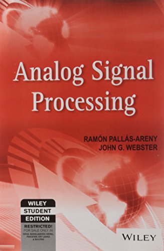 9788126533459: Analog Signal Processing