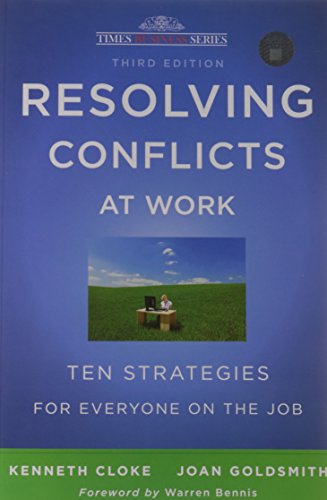 9788126534616: Resolving Conflicts at Work: Ten Strategies for Everyone on the Job