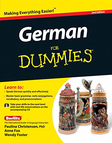 Beispielbild fr GERMAN FOR DUMMIES, 2ND EDITION zum Verkauf von Kanic Books