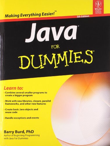 9788126535200: JAVA FOR DUMMIES