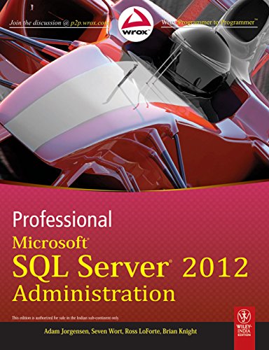 9788126535903: Professional Microsoft Sql Server 2012 Administration (Wrox)