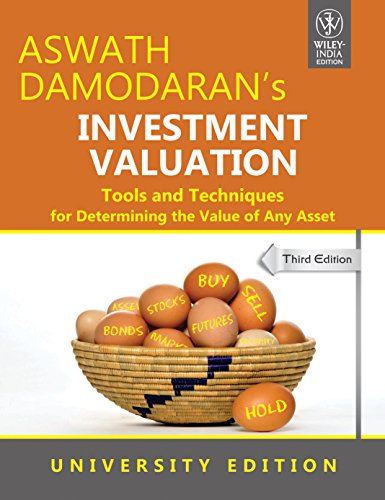 Imagen de archivo de Investment Valuation: Tools and Techniques for Determining the Value of Any Asset a la venta por Red's Corner LLC