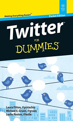 9788126536528: Twitter for Dummies; Pocket ed