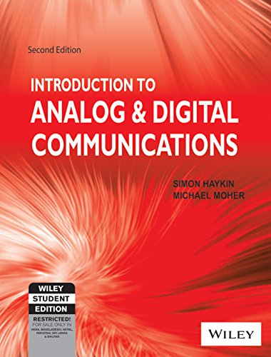 Beispielbild fr Introduction To Analog And Digital Communications 2Ed (Pb) zum Verkauf von ThriftBooks-Dallas