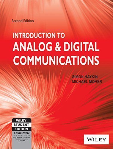 Imagen de archivo de Introduction To Analog And Digital Communications 2Ed (Pb) a la venta por ThriftBooks-Dallas