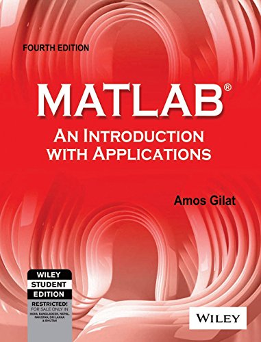 9788126537204: MATLAB: An Introduction with Applications