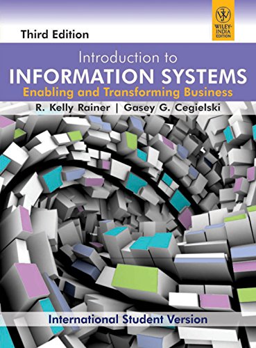 Stock image for Introduction to Information Systems for sale by Irish Booksellers