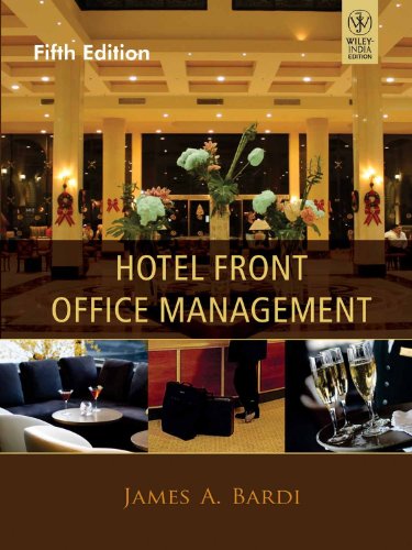 Stock image for Hotel Front Office Management 5Ed (Pb 2018) for sale by Kanic Books