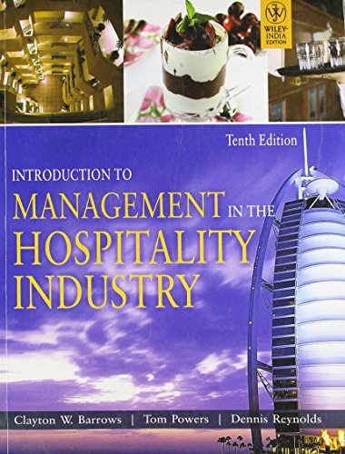 Beispielbild fr Introduction to Management in the Hospitality Industry 10th Edition zum Verkauf von ZBK Books