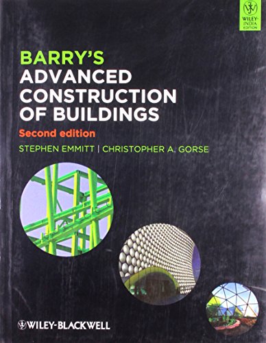 Stock image for Barry's Advanced Construction of Buildings for sale by Majestic Books