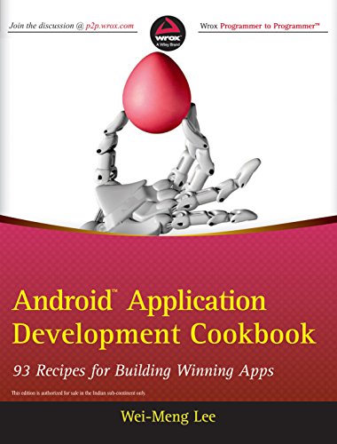 9788126540891: Android Application Development Cookbook : 93 Recipes For Building Winning Apps