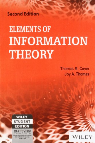 

Elements of Information Theory 2nd Edition