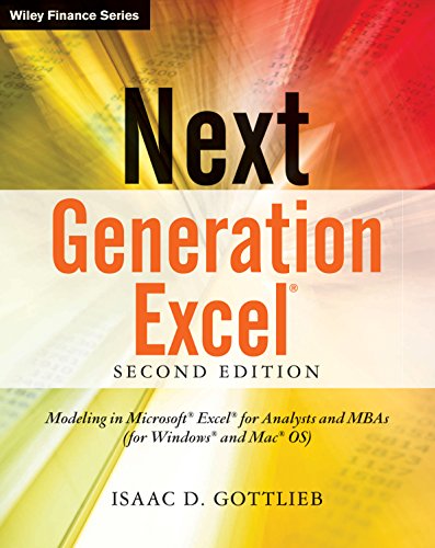 Stock image for Next Generation Excel: Modeling in Excel for Analysts and Mbas for sale by SecondSale