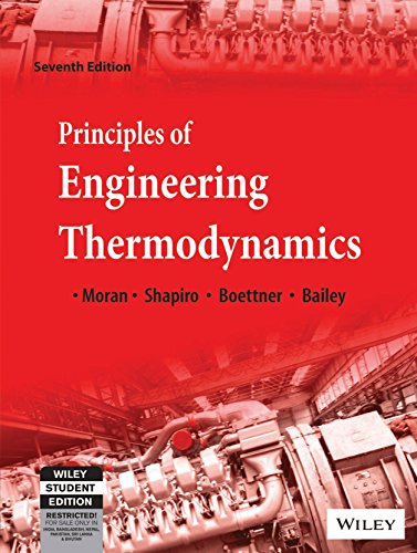 Beispielbild fr Principles of Engineering Thermodynamics zum Verkauf von Irish Booksellers