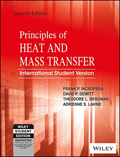 Stock image for Principles of Heat and Mass Transfer, ISV for sale by ThriftBooks-Atlanta