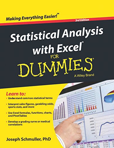 9788126543441: Statistical Analysis With Excel For Dummies, 3Ed