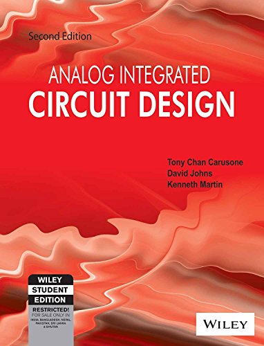Imagen de archivo de Analog Integrated Circuit Design, 2Nd Edn a la venta por Books in my Basket