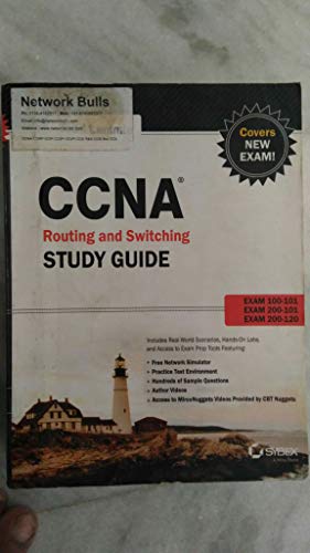 Stock image for CCNA ROUTING AND SWITCHING STUDY GUIDE [Paperback] Todd Lammle for sale by Better World Books: West