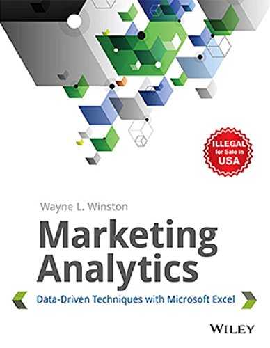 Imagen de archivo de Marketing Analytics: Data-Driven Techniques with Microsoft Excel a la venta por HPB-Red