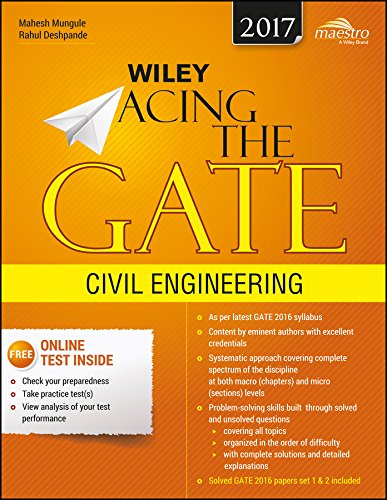 Imagen de archivo de WILEY ACING THE GATE: CIVIL ENGINEERING a la venta por Romtrade Corp.