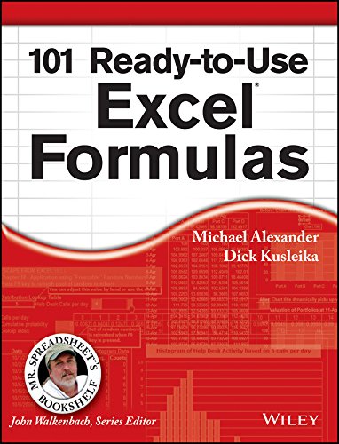 9788126552375: 101 Ready-to-Use Excel Formulas
