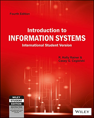 Stock image for Introduction To Information Systems, 4Th Edn for sale by Books in my Basket