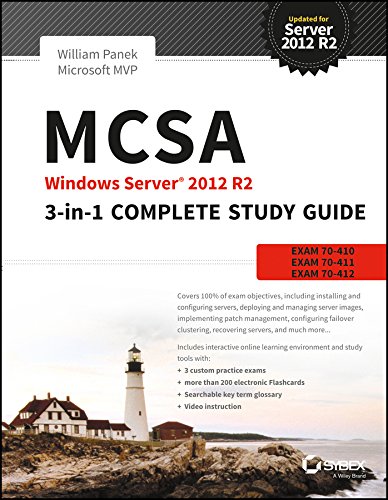 9788126554676: Mcsa Windows Server 2012 R2 3-In-1 Complete Study Guide: Exam 70-410, 70-411, 70-412
