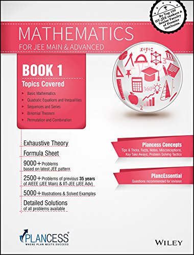 Imagen de archivo de Plancess Study Material Mathematics for JEE, (Set of 5 Books) [Paperback] [Jan 01, 2015] Plancess a la venta por Mispah books