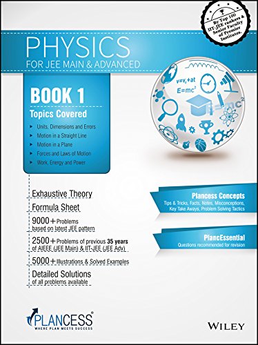 9788126555765: Plancess Study Material Physics for JEE, (Set of 6 Books) [Paperback] [Jan 01, 2015] Plancess