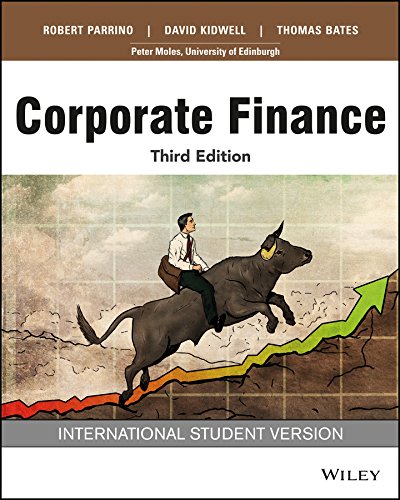 Stock image for Corporate Finance - International Student Version, 3Ed for sale by Better World Books