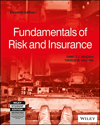 Imagen de archivo de Fundamentals of Risk And Insurance, 11Th Edn a la venta por Books in my Basket