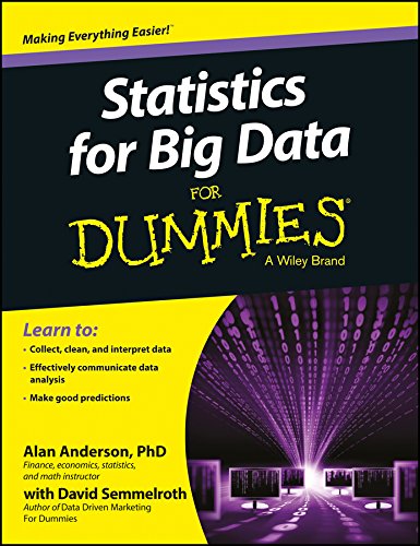 Beispielbild fr Statistics For Big Data For Dummies zum Verkauf von Wonder Book