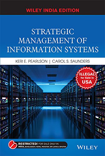 Beispielbild fr Strategic Management Of Information Systems zum Verkauf von Books in my Basket