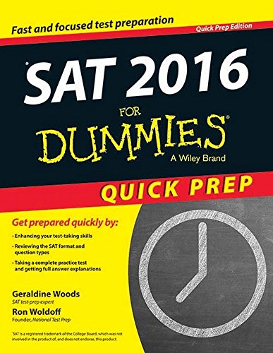 Stock image for Sat 2016 For Dummies: Quick Prep for sale by Books in my Basket