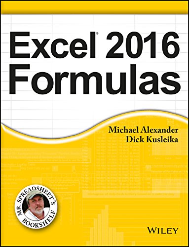 9788126559879: Excel 2016 Formulas