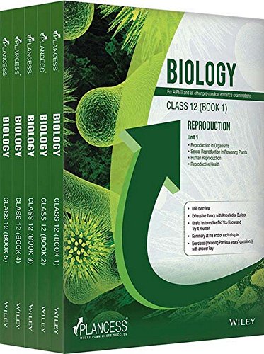 9788126560738: Plancess AIPMT Biology Class 12, (Set of 5 Books) [Paperback] [Jan 01, 2017] Plancess