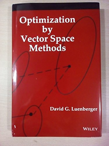 9788126561650: Optimization By Vector Space Methods