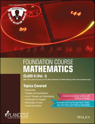 Imagen de archivo de Plancess Foundation Course Mathematics for Class 9 & 10, Vol I - Iv a la venta por dsmbooks