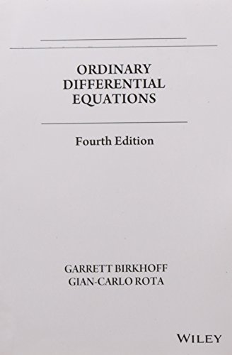 Stock image for Ordinary Differential Equations 4Ed for sale by Books in my Basket